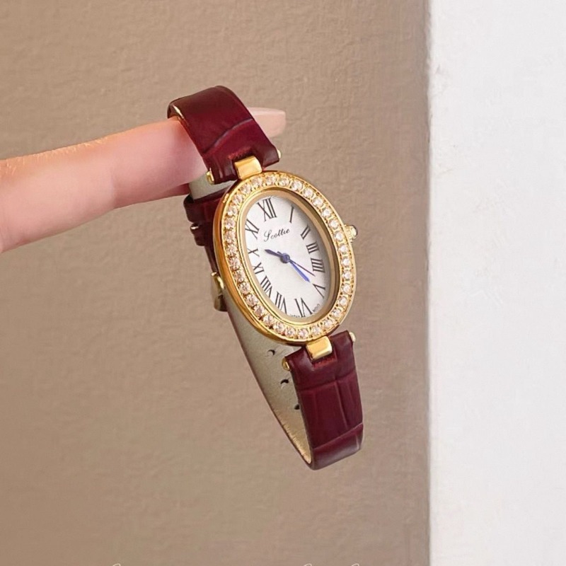Jewelry For Watches - Chumu Watch レディース フルダイヤモンドベルト ライトラグジュアリー レトロ